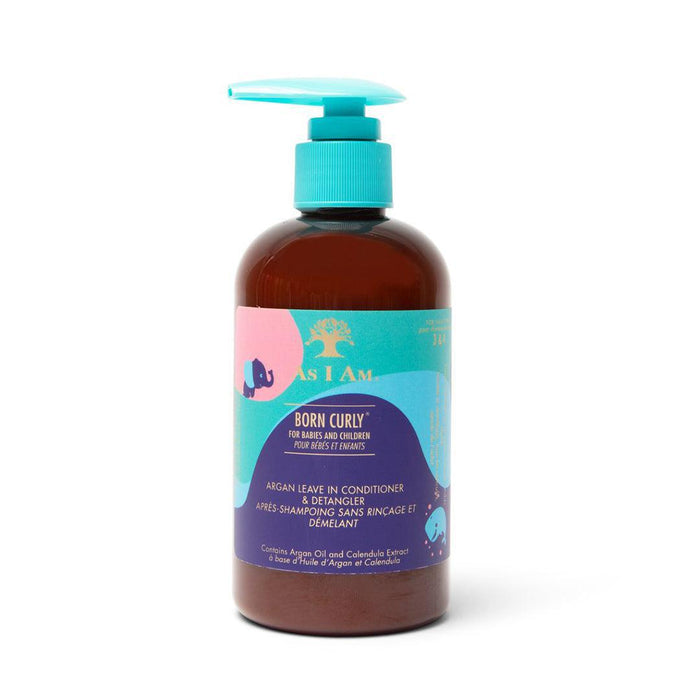 As I Am Born Curly Argan Leave-In Conditioner 8oz