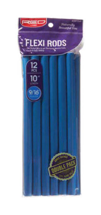 RED by Kiss Flexi Rods 10" Length 12pcs Value Pack - 9/16" Diameter