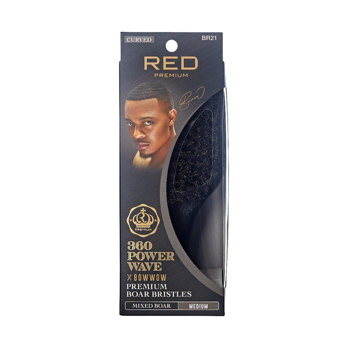 RED by KISS Medium Boar Brush - Curved Club