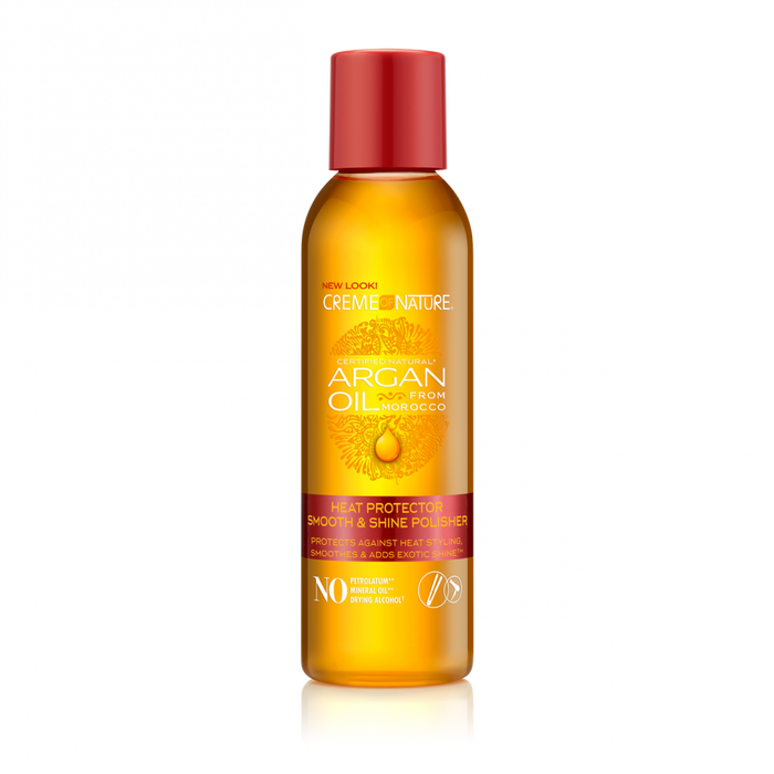 Creme of Nature Argan Oil from Morocco Heat Protector Smooth & Shine Polisher 4oz