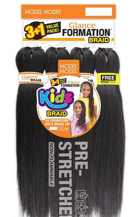 Model Model Glance Braid 4x Formation Kid's Braid 16"