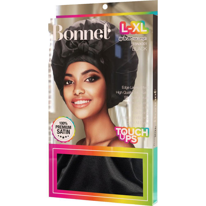 TouchUps L-XL Bonnet - Black