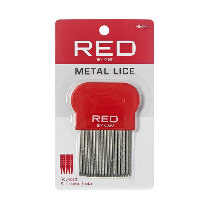 RED by KISS Metal Lice Comb