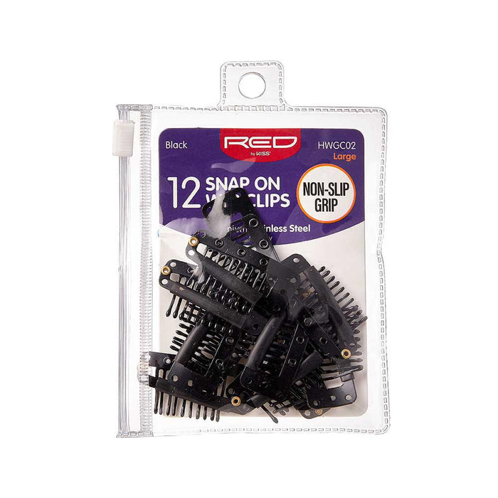 RED by KISS Wig Clips 12pcs - Large