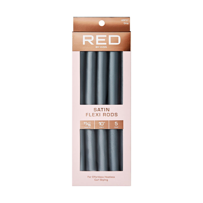 RED by Kiss Satin Flexi Rod 10" Length 5pcs - 11/16" Diameter
