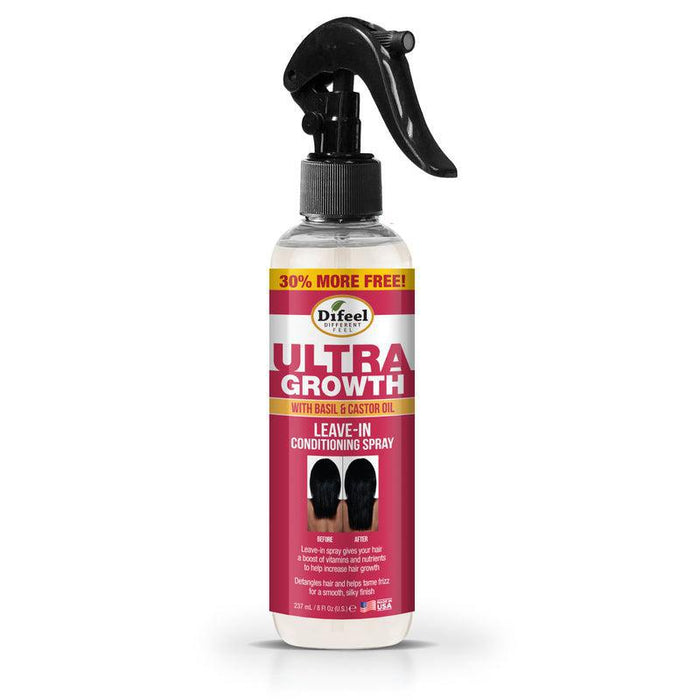 Difeel Ultra Growth Basil & Castor Oil Leave-In Conditioning Spray 8oz