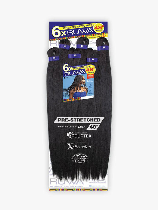 Sensationnel 6x Ruwa Pre-Stretched Braiding Hair 24"
