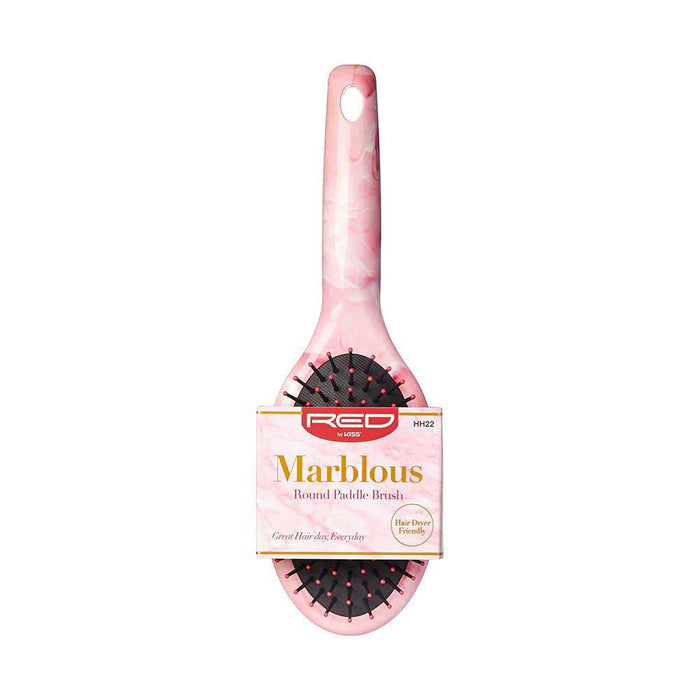 RED by KISS Marblous Round Paddle Brush - Regular Round