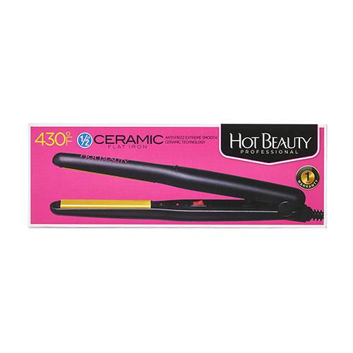 Hot Beauty Ceramic Flat Iron 0.5"