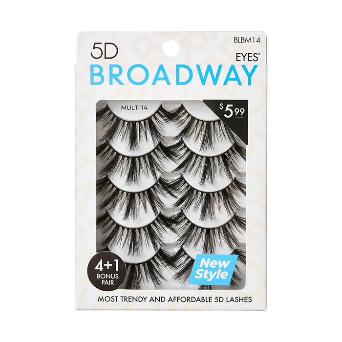 Broadway 5D Lash Multi Pack - 14