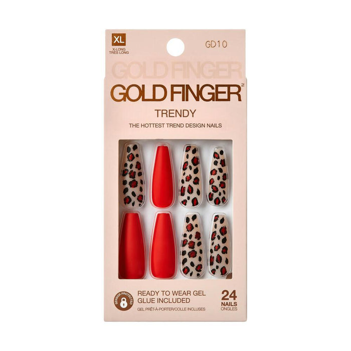 Gold Finger Trendy Nails - Eureka