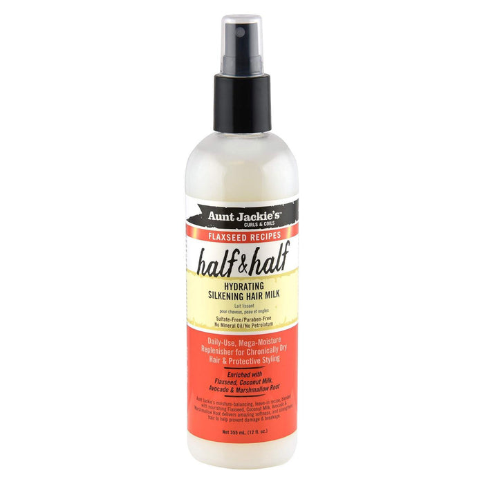 Aunt Jackie's Half and Half Hydrating Silkening Hair Milk 12oz