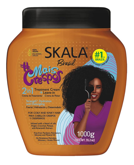 Skala 2 in 1 Leave In Treatment 35.2oz - Mais Crespos