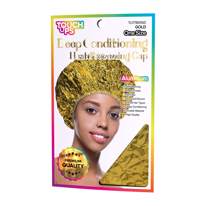 TouchUps Deep Conditioning Heat Processing Cap - Gold