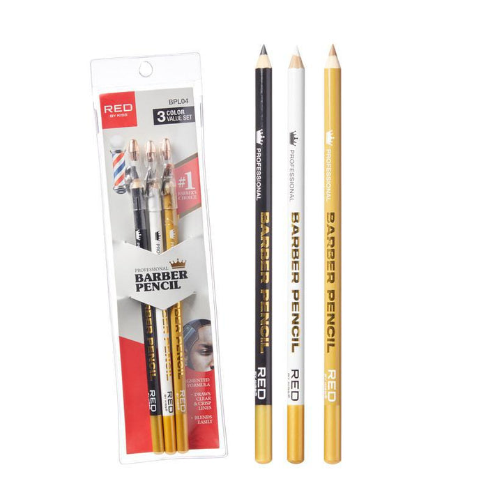 RED by Kiss Barber Pencil Liner Set 3pcs