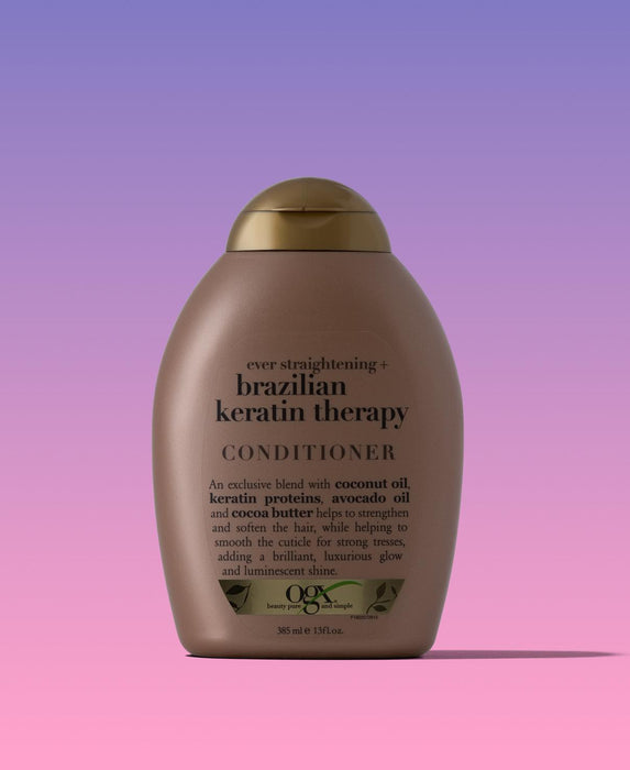 Organix Ever Straightening + Brazilian Keratin Therapy Conditioner 13oz