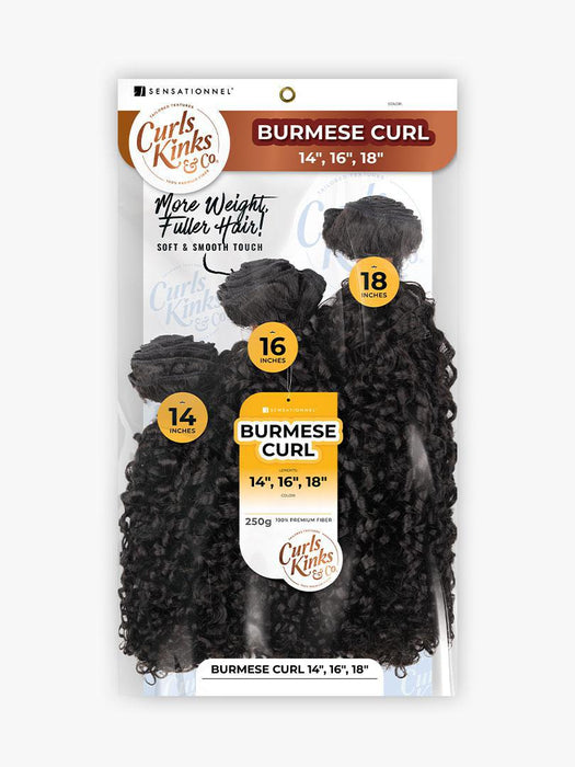 Sensationnel Curls Kinks and Co Multi Pack - Burmese Curl 14" 16" 18"