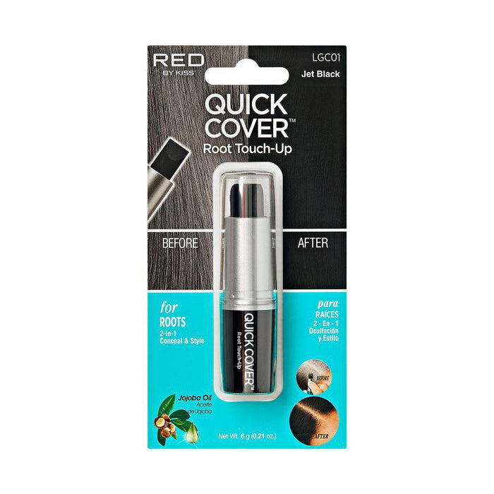 RED by Kiss Quick Cover Root Touch-Up Stick - Jet Black
