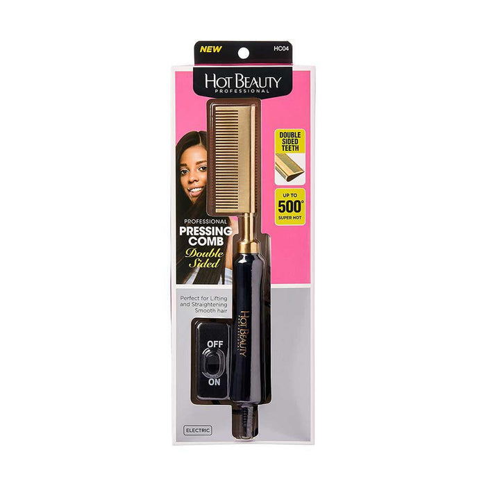 Hot Beauty Professional Pressing Comb - Double Sided