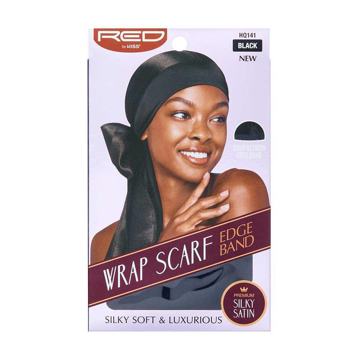 RED by KISS Edge Band Wrap Scarf - Black