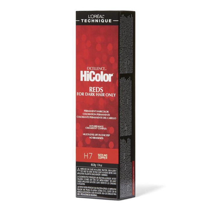 L'Oreal Excellence HiColor 1.74oz - H7 Sizzling Copper