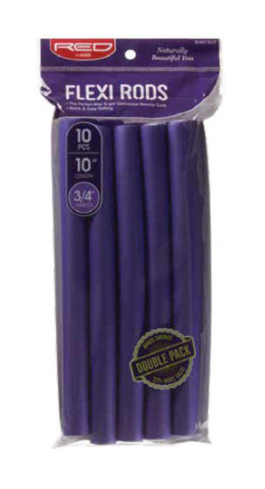 RED by Kiss 10" Length 10pcs Value Pack - 3/4" Diameter