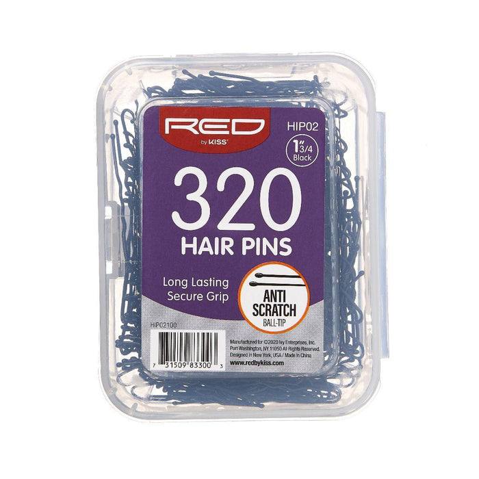 RED by Kiss Hair Pins 1 3/4" 320pcs - Black