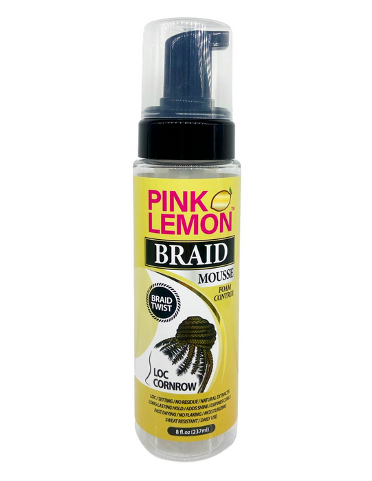 Pink Lemon Braid Mousse 8oz