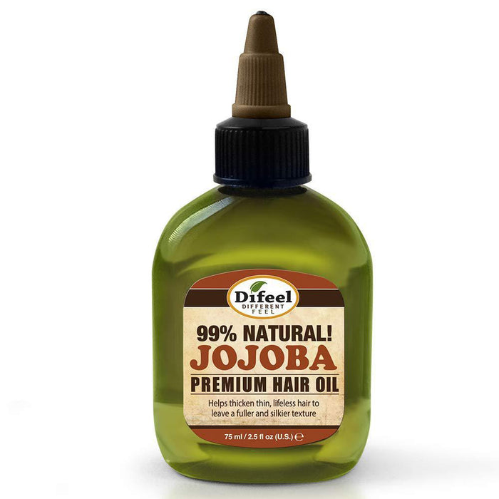 Difeel Premium Natural Hair Oil - Jojoba Oil 2.5oz