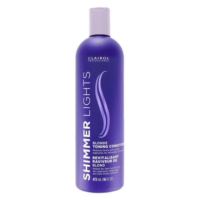 Clairol Professional Shimmer Lights Blonde Toning Conditioner 16oz