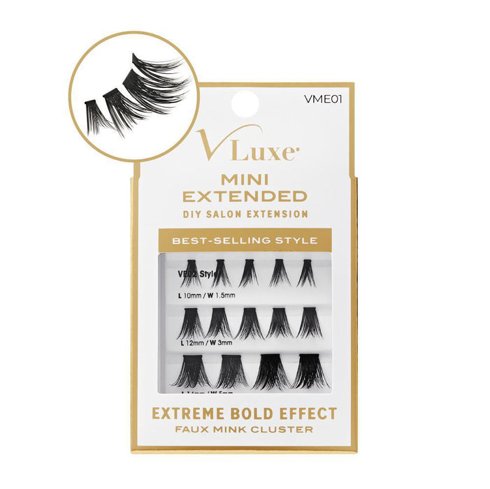 V-Luxe by i-ENVY Mini Extended Faux Mink Lash Cluster