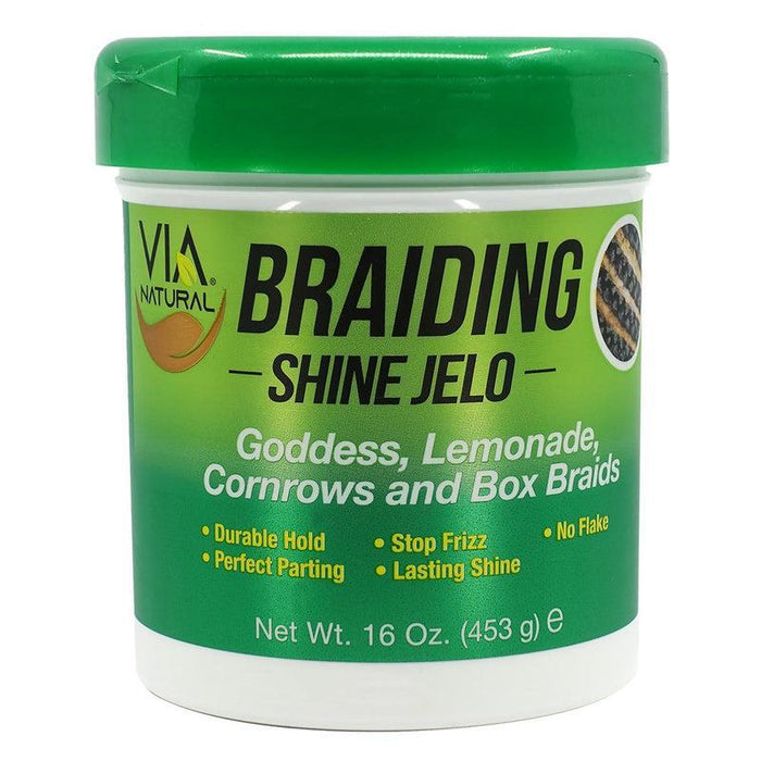 Via Natural Braiding Shine Jelo 16oz - Regular