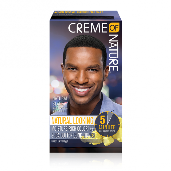 Creme of Nature Men's Liquid Hair Color - Natural Black