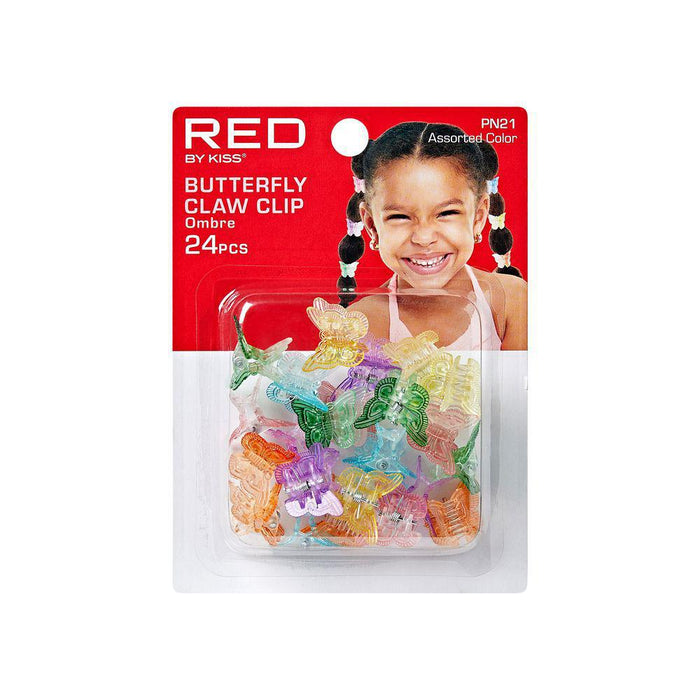 RED by KISS Kids Butterfly Claw Clip Ombre 24pcs