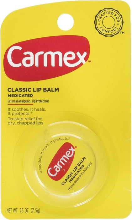 Carmex Classic Lip Balm Medicated Original - Jar
