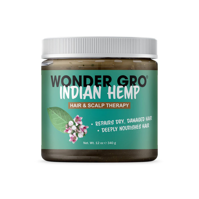 Wonder Gro Hair Grease Hair & Scalp Conditioner 12oz - Indian Hemp