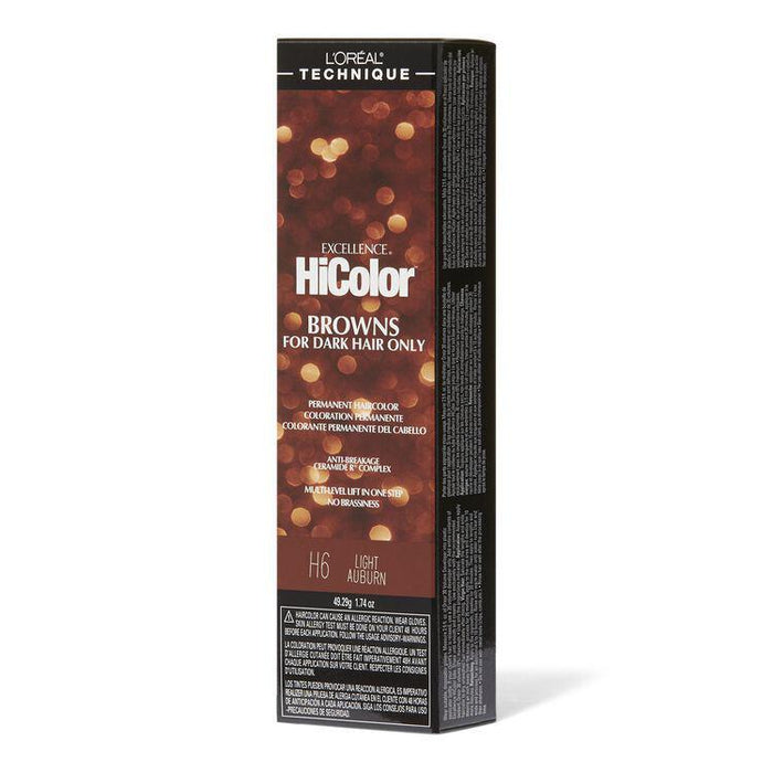 L'Oreal Excellence HiColor 1.74oz - H6 Light Auburn