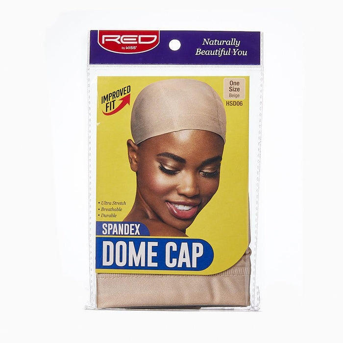 RED by Kiss Spandex Dome Cap - Beige