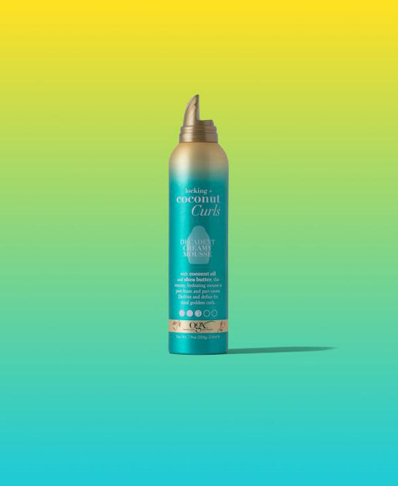 OGX Locking + Coconut Curls Decadent Creamy Mousse 7.9oz