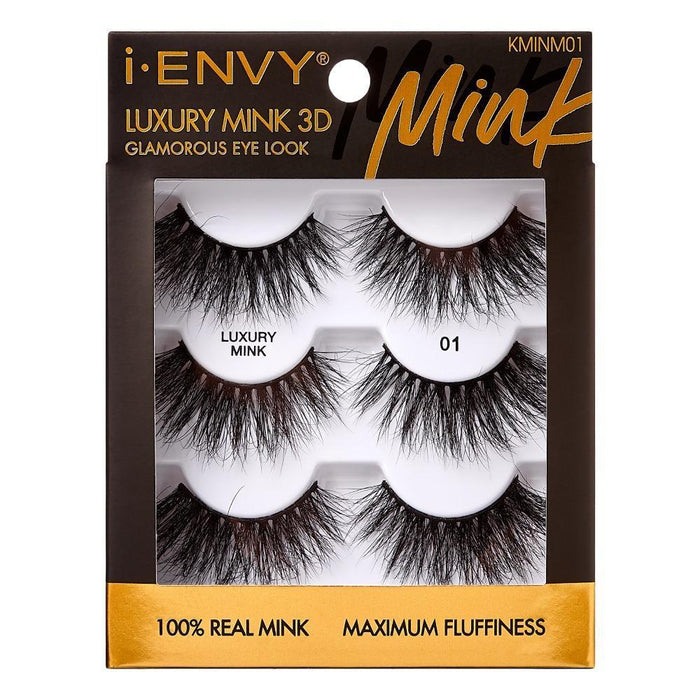 i-Envy By KISS Luxury Mink Lashes Multi Pack - #01