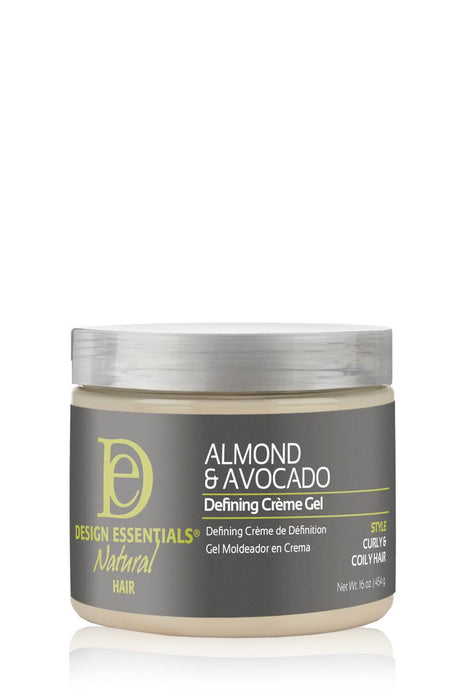 Design Essentials Almond & Avocado Curl Defining Creme Gel 16oz