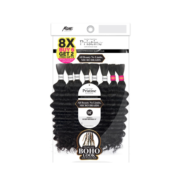 Pristine 8x Deep Wave Bulk 14"