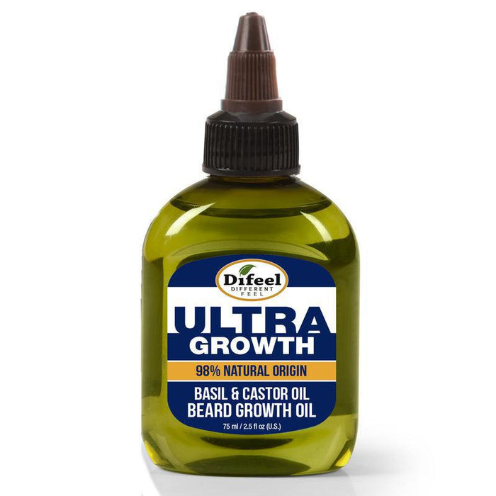 Difeel Ultra Growth Basil & Castor Oil Beard Growth Oil 2.5oz