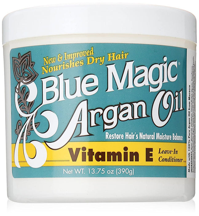 Blue Magic Leave-In Conditioner 13.75oz - Argan Oil & Vitamin E
