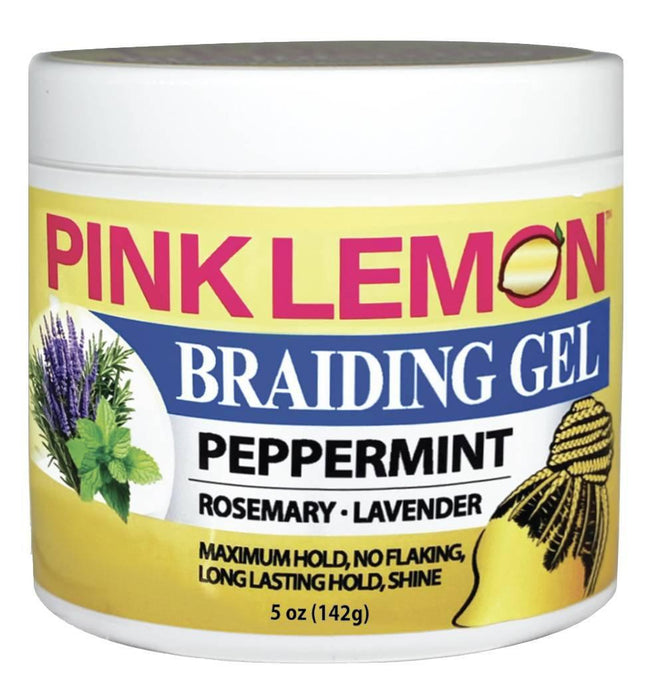 Pink Lemon Braiding Gel 5oz - Peppermint