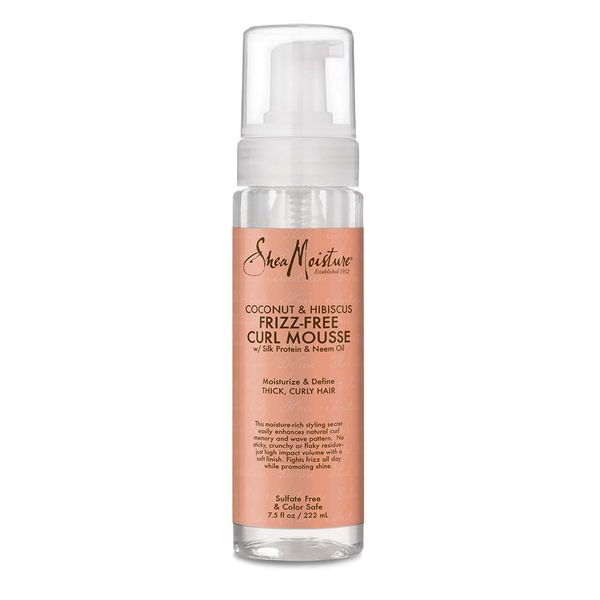 Shea Moisture Coconut & Hibiscus Frizz-Free Curl Mousse 7.5oz