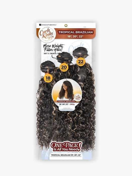 Sensationnel Curls Kinks and Co Multi Pack - Tropical Brazilian 18" 20" 22"