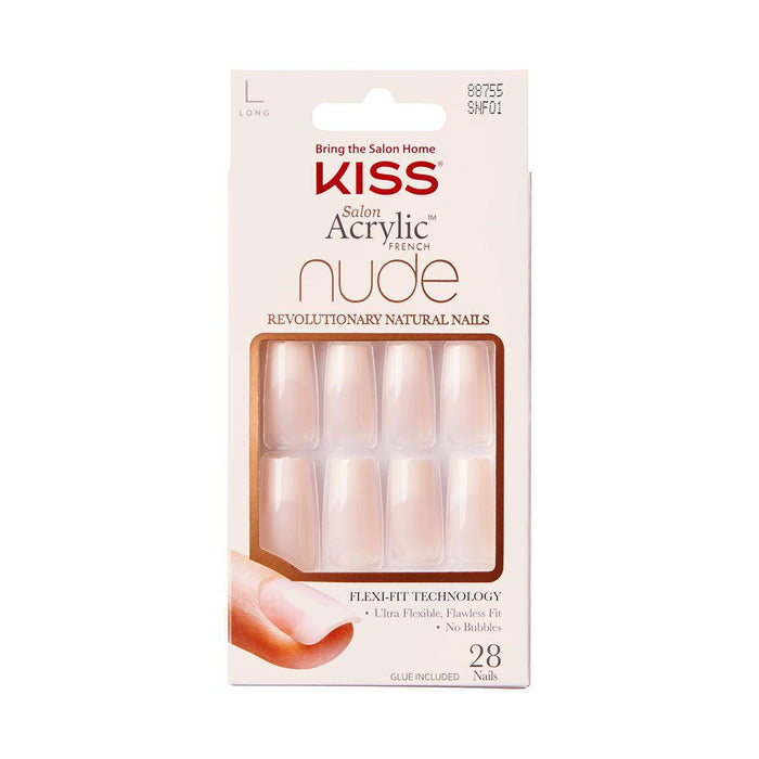 KISS Salon Acrylic French Nude Nails - Reveal It