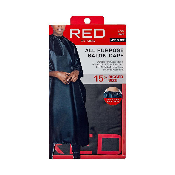 RED by Kiss All Purpose Salon Cape - Black