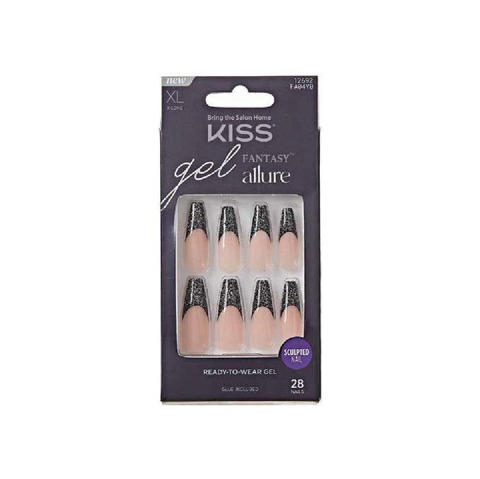 KISS Gel Fantasy Allure Nails - Savage